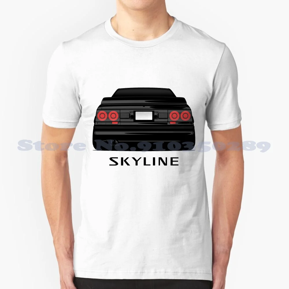 Skyline R31 Sukairain 100% Cotton T-Shirt R30 1986 Laurel C32 Skyline Hardtop Sedan Coupe Station Wagon Seventhsu 7Th Sukairain