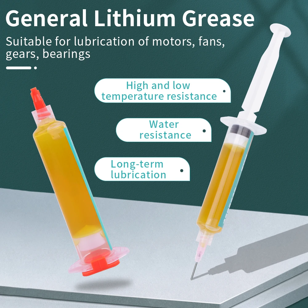 LUXIANZI 10ml Universal Lubricating Grease -20℃~130℃ Lubricating Oil for Fan / Motors / Gear / Mechanical Equipment Bearing