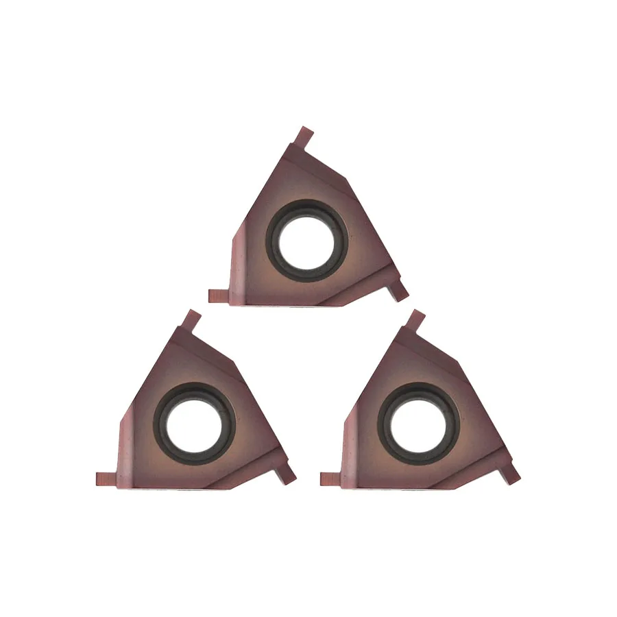 16ER/IL 0.7 LF6118 16ER IL 0.8 0.9 1.0 1.4 1.5 1.6  1.8 LF6118 Flat Mount Shallow Slotting Inserts CNC Lathe Tool Carbide Blades