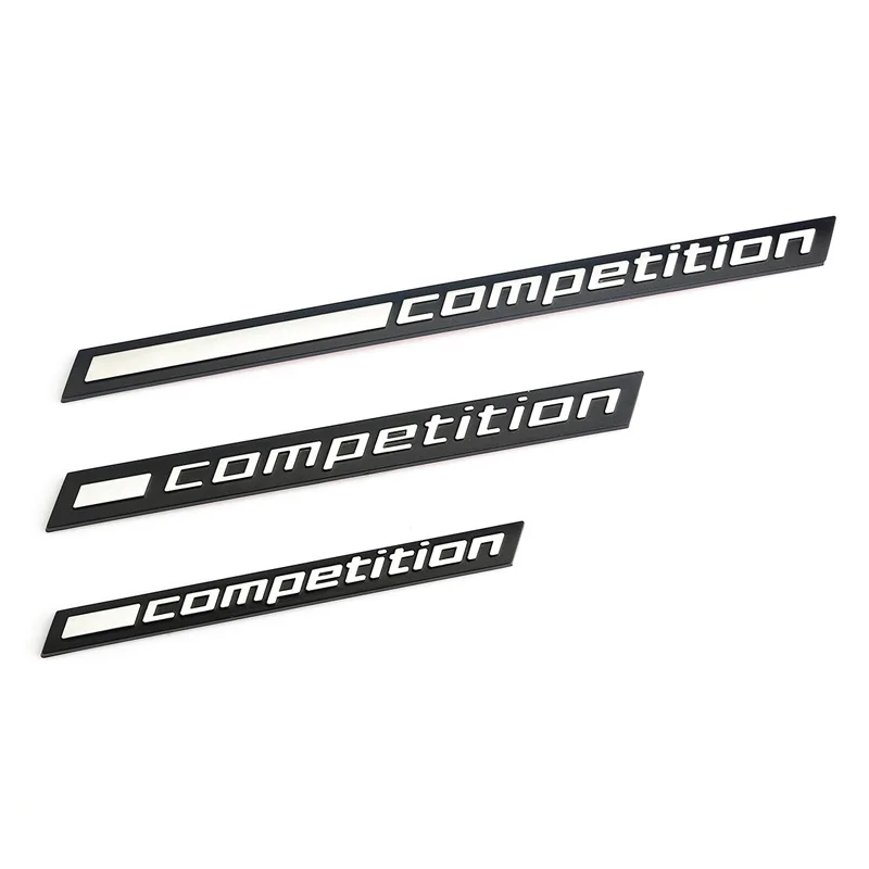 

1 Pcs 3D ABS COMPETITION Bar Underlined Emblem for BMW X1M X3M X4M X5M X6M Thunder Edition M1 M3 M5 M4 M6