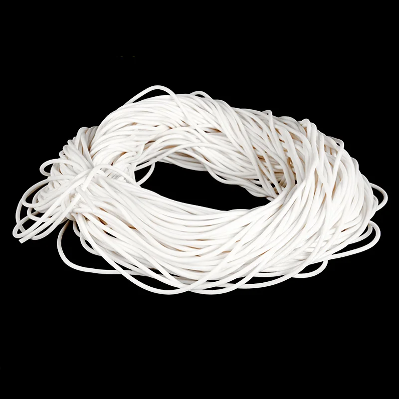 Silicone Rubber Seal Strip Round Dia1 1.5 2 3 4 5 6 7 8 9 10 mm Oring Line Cord Foaming Rubber Molding Damper Round Solid White