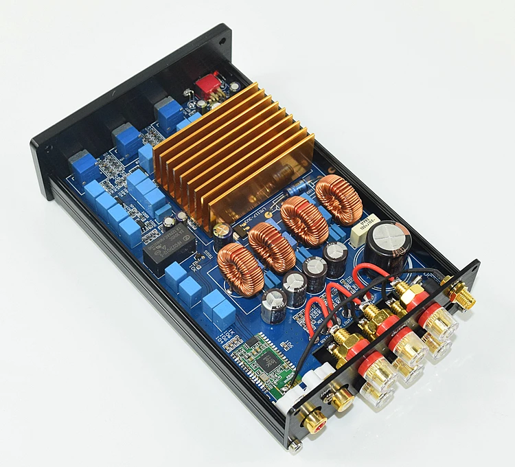 Amplificador de potência digital com decodificador bluetooth, com 5613 e 2.1 canais, compatível com bluetooth