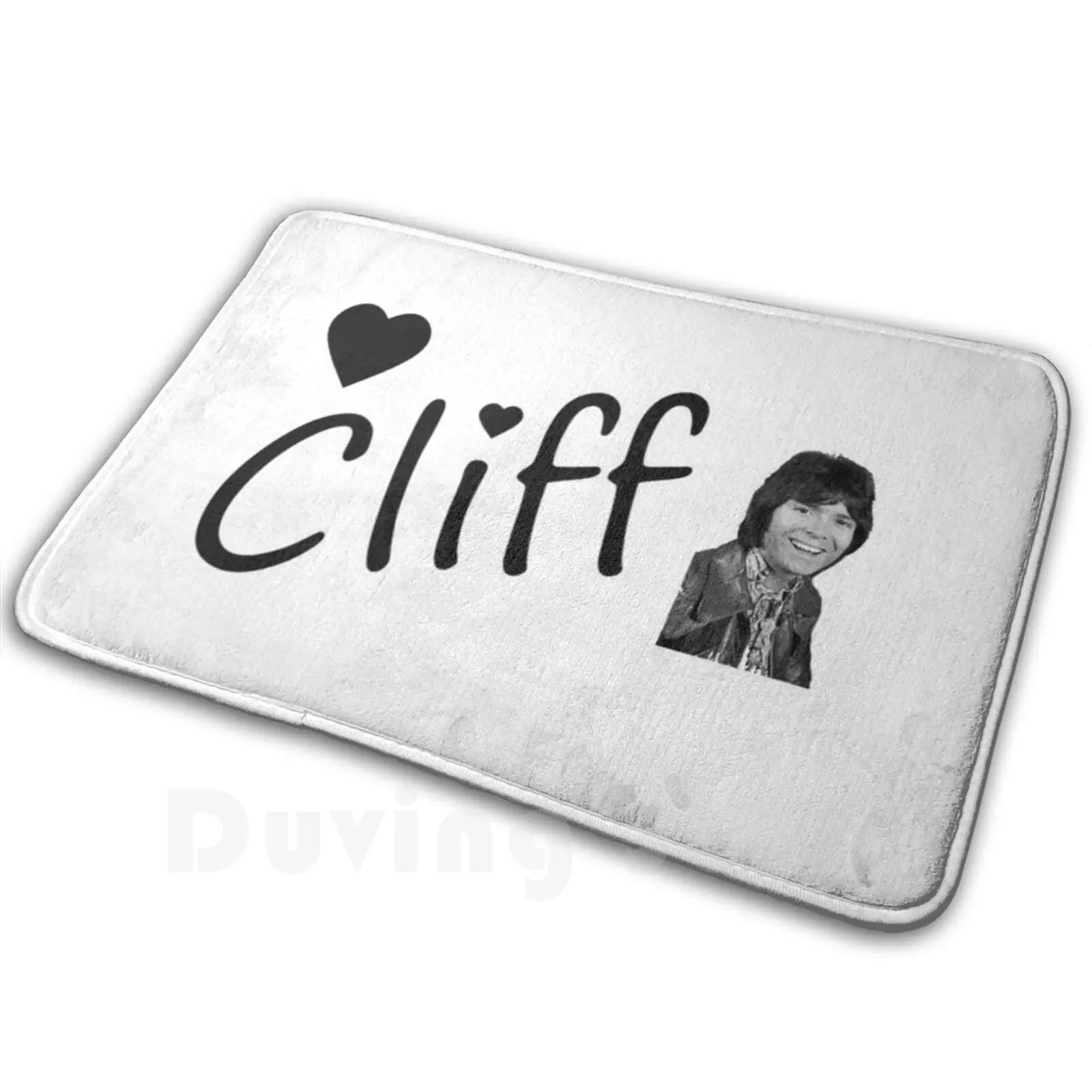 Cliff Richard-Heart-3 Mat Rug Carpet Anti-Slip Floor Mats Bedroom Cliff Richard Cliff Richard 1970 70s 70 1970s Pop Nan