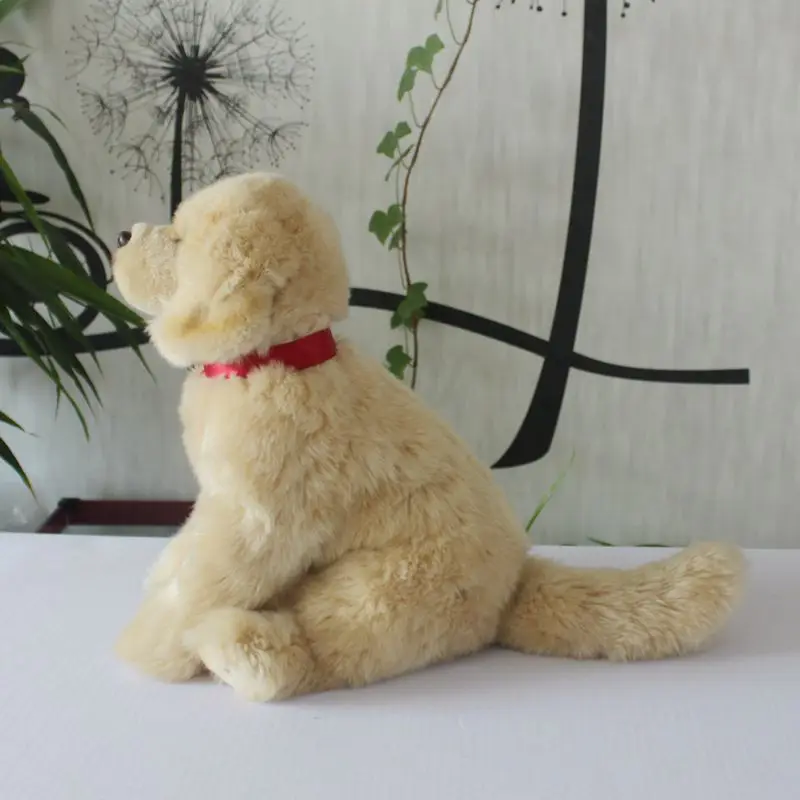 quality simulation animal Labrador Retriever plush doll mini Puppy dog Plush Toy for children gift decoration 32cm DY50753