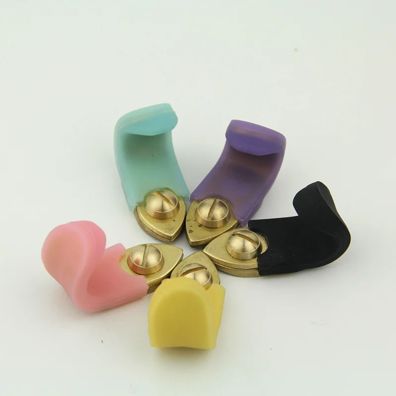 

Saxophone Thumb Rest Silicone Finger Cushions Palm Key Pad for Soprano Alto Five kinds of color 5set