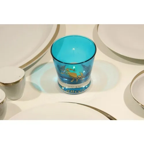 Arte Home Crab Turquoise Horoscope Candle holder