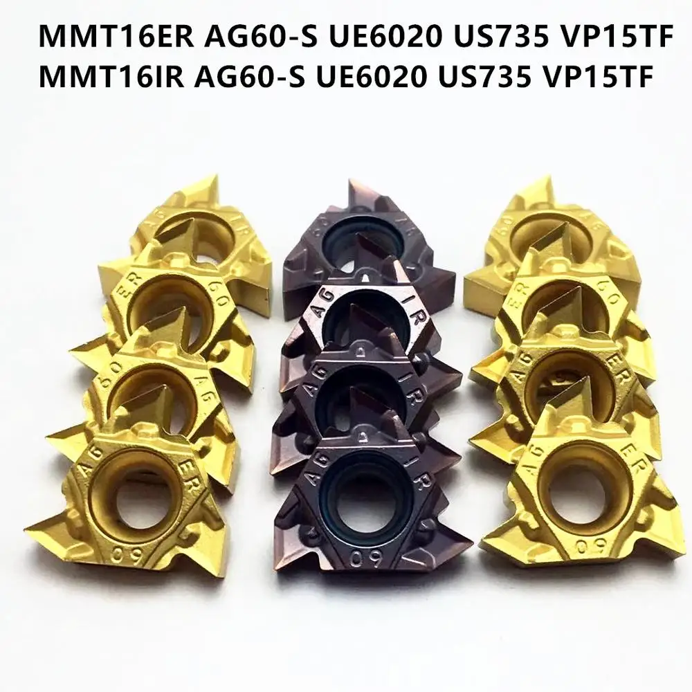 MMT 16IR AG60-S UE6020 VP15TF US735 MMT16IR MMT16ER benang Tekan alat putaran mesin CNC suku cadang putar AG60-S 16ER