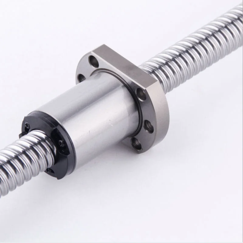 Imagem -05 - Parafuso do Rolo de Ballscrew para Máquinas de Gravura do Laser do Cnc Personalizado Todo o Comprimento 200 a 6000 mm c5 Sfu1204 1605 2005 2010