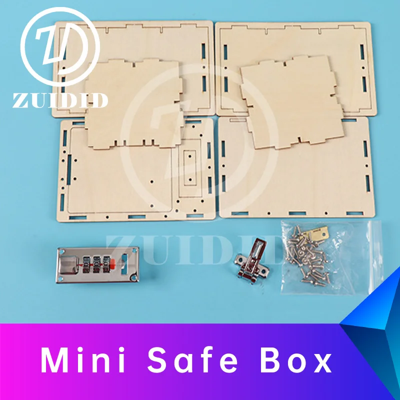 ZUIDID escape room Mini Safe Box enter the correct password and pull the button to open the box and get clues inside