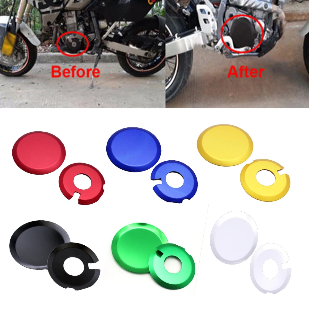 

Engine Ignition Clutch Aluminum Case Protection Cover Billet Guard For Kawasaki KLX400 Suzuki DRZ400 S SM E All Year Motorcycle