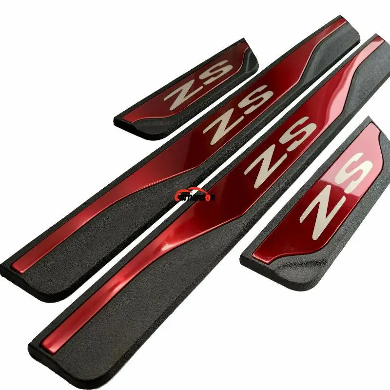 For Mg Zs Car Accessories Styling Door Sill Scuff Plate Stainless Steel Protector Guard Cover Sticker 2022 2023 2024 2025 2026