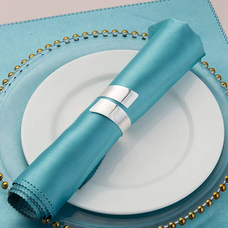 8 Pcs Serviette Ringe Handwerk Abendessen Serviette Halter Legierung Serviette Ringe für Hochzeit Partei Serviette Ringe Bankett Festival Deco