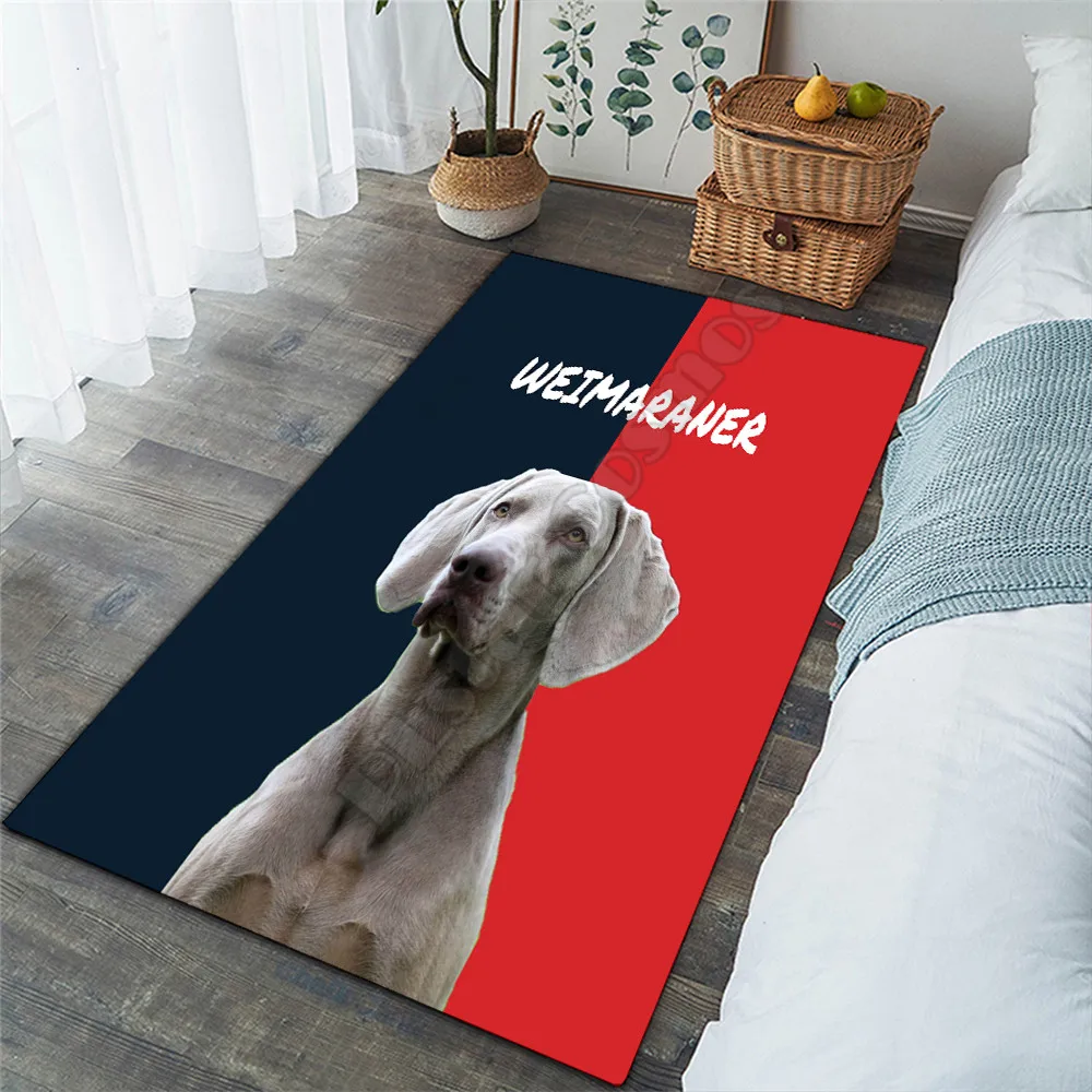 

Best Friend Weimaraner 3D All Over Printed Rug Non-slip Mat Dining Room Living Room Soft Bedroom Carpet