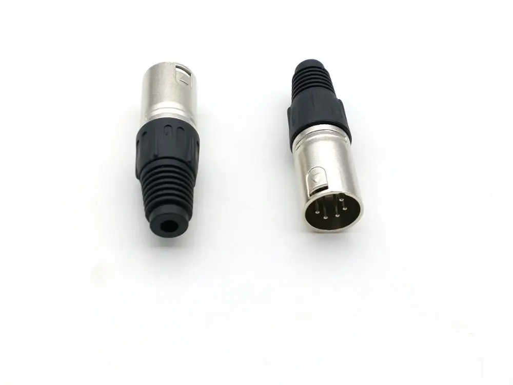 Imagem -05 - Conector Masculino da Solda de Xlr de 25 Peças Pinos para o Cabo do Microfone