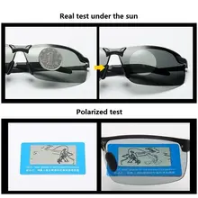 Men's Photochromic Polarized Driving Sunglasses #5
