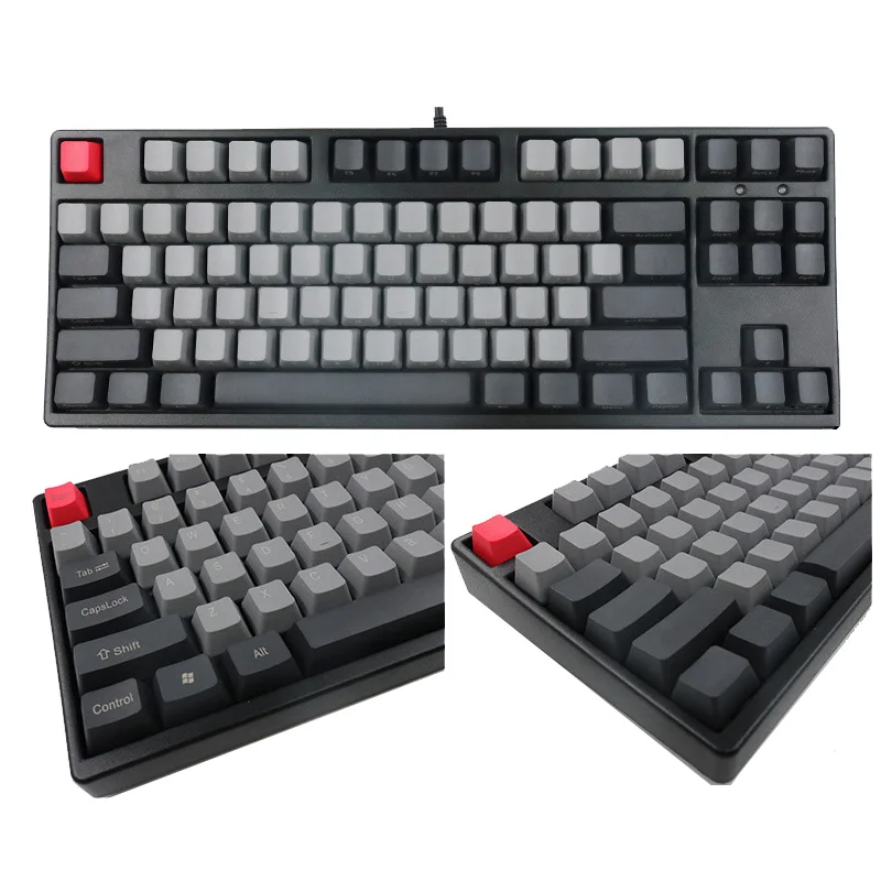 Tapa de tecla PBT para teclado mecánico Dolch, accesorios para teclados, estándar, 104/108 teclas