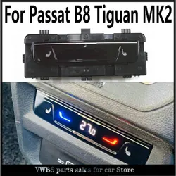 Interruptor de aire acondicionado táctil LCD trasero para VW, adecuado para Passat B8/Tiguan MK2/Arteon