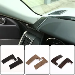 New!! 1 Pair Carbon Fiber Style Dashboard Decoration Cover Trim For Land Rover Range Rover Sport 2014-2017 Car Accessories