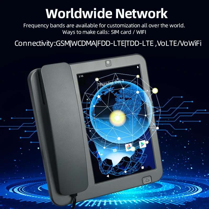 Imagem -04 - Hotspot-telefone Fixo sem Fio ou Desktop sem Fio Android 10 4g Lte Wi-fi bt Telefone Inteligente Melhor Venda 2023