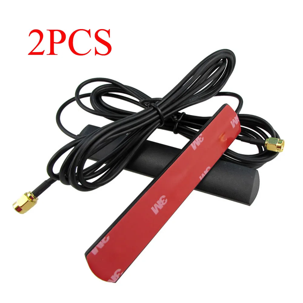 2PCS WIFI Antenna 3G 4G LTE Patch Antenna 700-2700MHz 12dbi SMA Male 3 5M Connector Extension Cable Cord for Modem Router