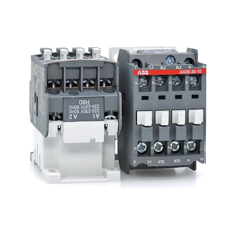 ABB 9A AC Contactor AX09-30-10 AX09-30-01 Coil Voltage AC220V AC110V AC24V AC380V