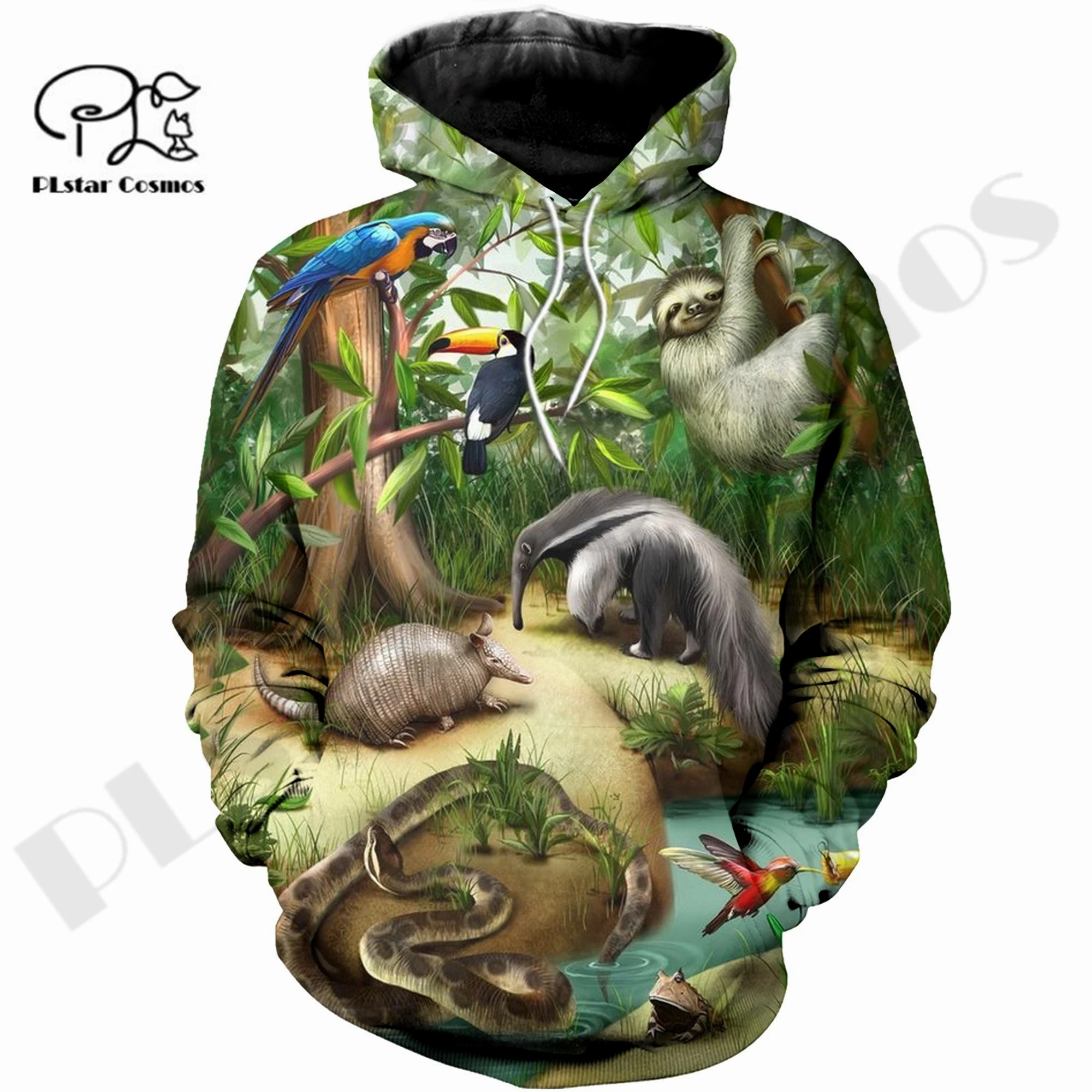 

PLstar Cosmos 3Dprinted Nature Animal Newest Harajuku Streetwear Unique Unisex Man/Woman Casual Hoodies/Sweatshirt/Zip Style-2