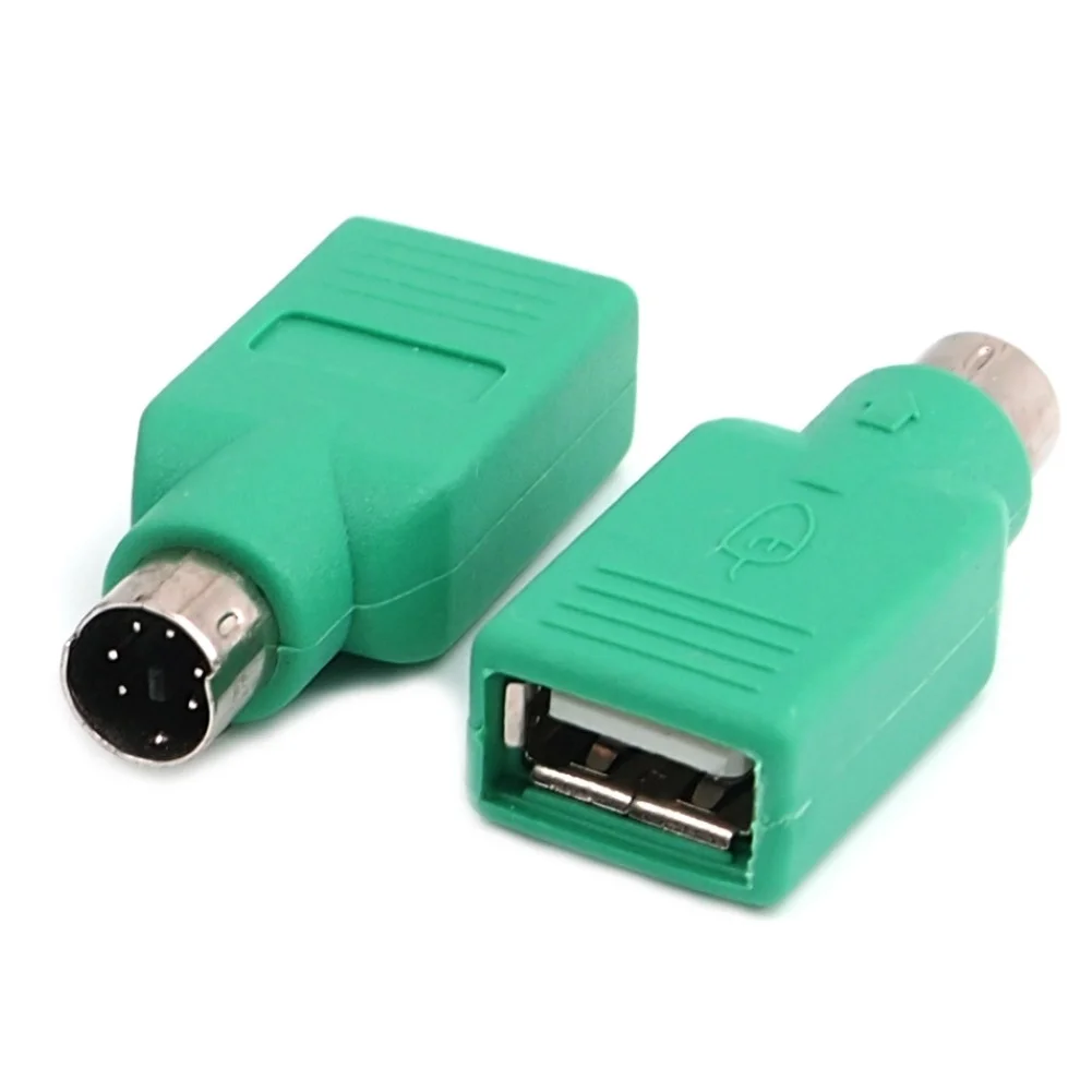 Cool Green USB Male to Female Convertor Adapter for Keyboard Mouse