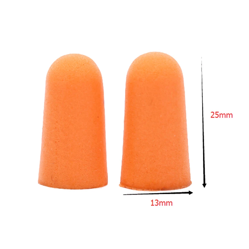 5Pairs Comfort Ear Clip Noise Reduction Foam Soft Ear Plugs Noise Reduction Earplugs Protective For Sleep Slow Rebound Earplugs