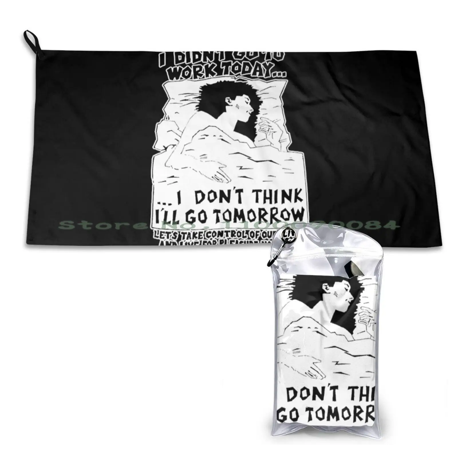 Я не пошел сегодня на работу... я не думаю, что подумаю, что завтра быстросохнущее полотенце, портативная Спортивная ванна для спортзала, антициклическая система