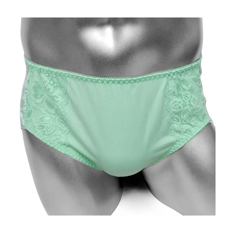 Sissy calcinha de renda cueca para homens, lingerie sexy macia, roupa íntima, biquíni sexy para homens, roupa de baixo erótica