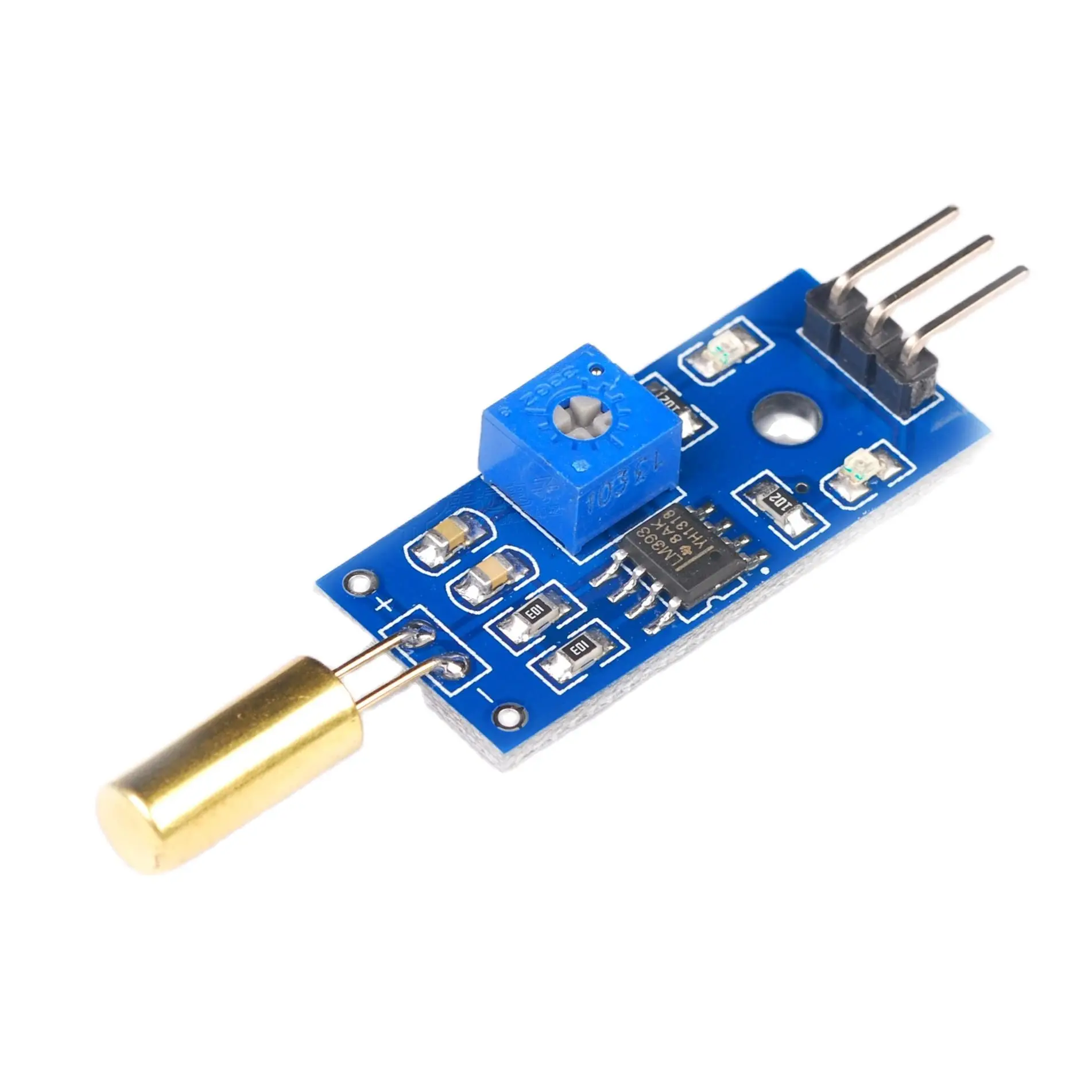 Gold SW520D angle sensor module ball switch tilt sensor module