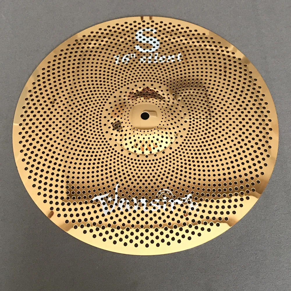 Vansir gold color low volume mute quite silent cymbal set 10