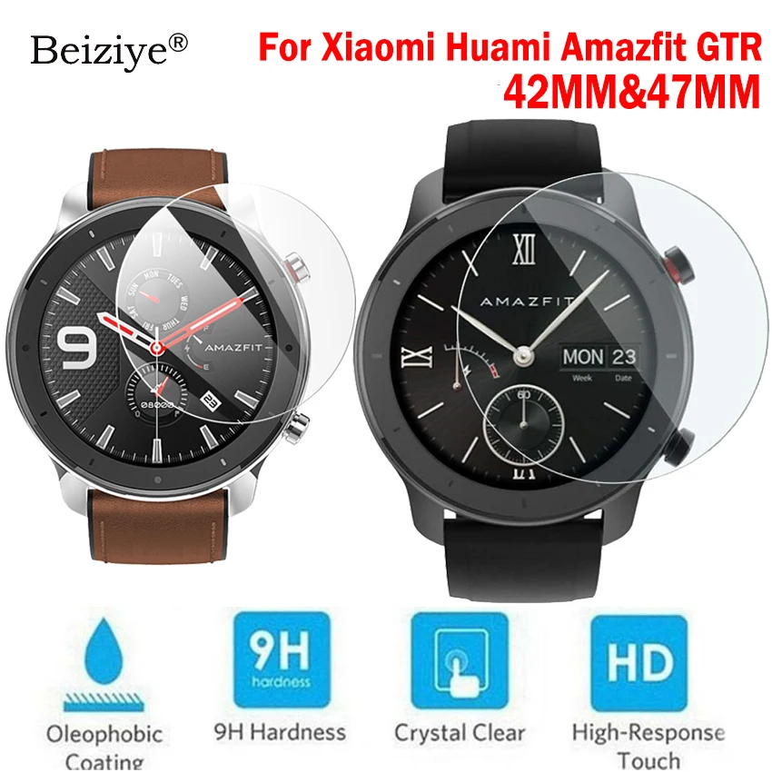 For Xiaomi Huami Amazfit GTR 42mm 47mm Tempered Glass Screen Protector Film for Xiaomi Huami Amazfit GTR Smart Watch Glass Films