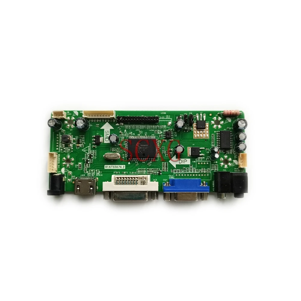 Ajuste TX36D70VC1CAF/TX36D79VC1CAB/TX36D81VC1CAB 20-Pin LVDS 1CCFL Kit de placa controladora 1024*768 pantalla LCD HDMI-compatible DVI VGA