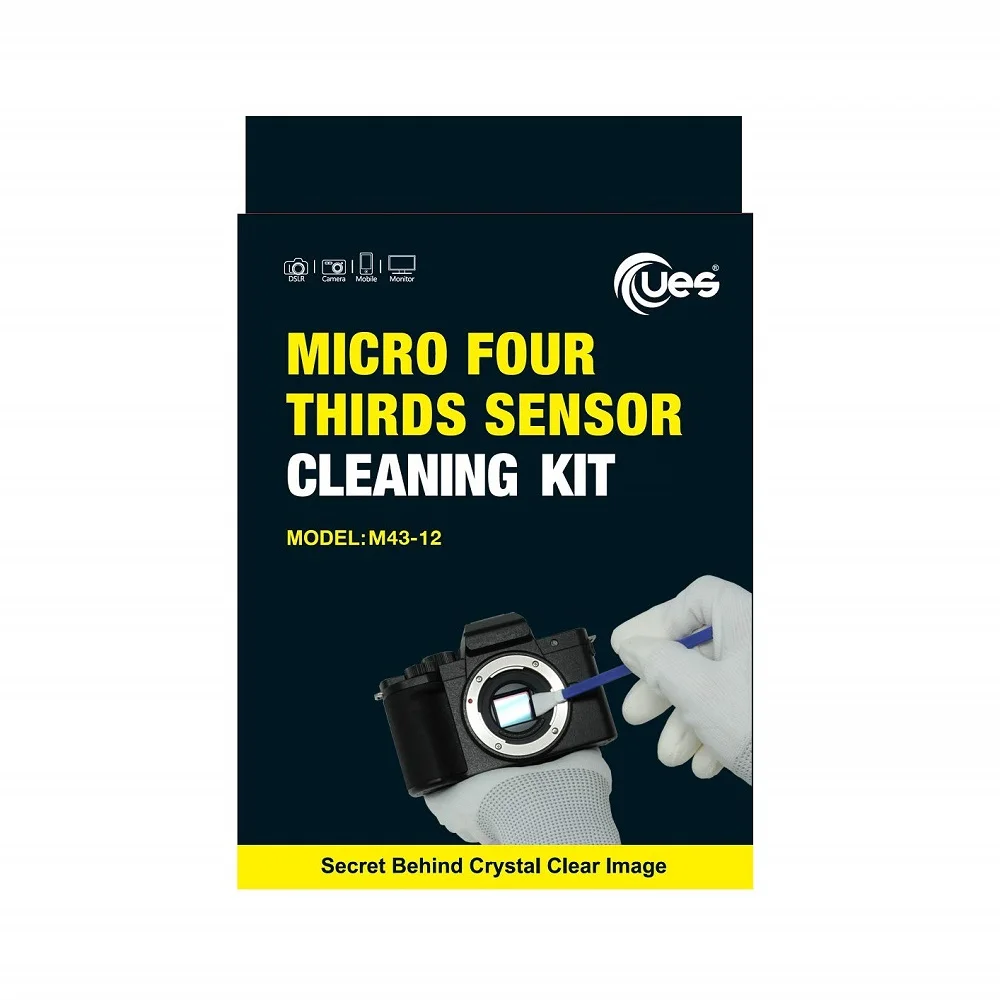 Conjunto de limpeza de sensor UES Micro 4/3 M43 Conjunto de limpeza de câmera para Panasonic Olympus Clean