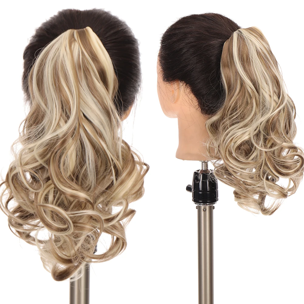 MSTN Ladies Wig Synthetic Wig Ponytail Catch Clip Ponytail Wig High Temperature Resistant Chemical Fiber Cosplay Daily