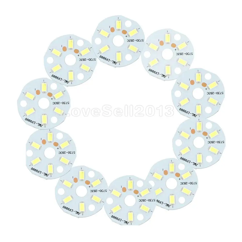 5Pcs 3W LED Board 5730 White LED Emitting Diode SMD Highlight Lamp Panel NEW