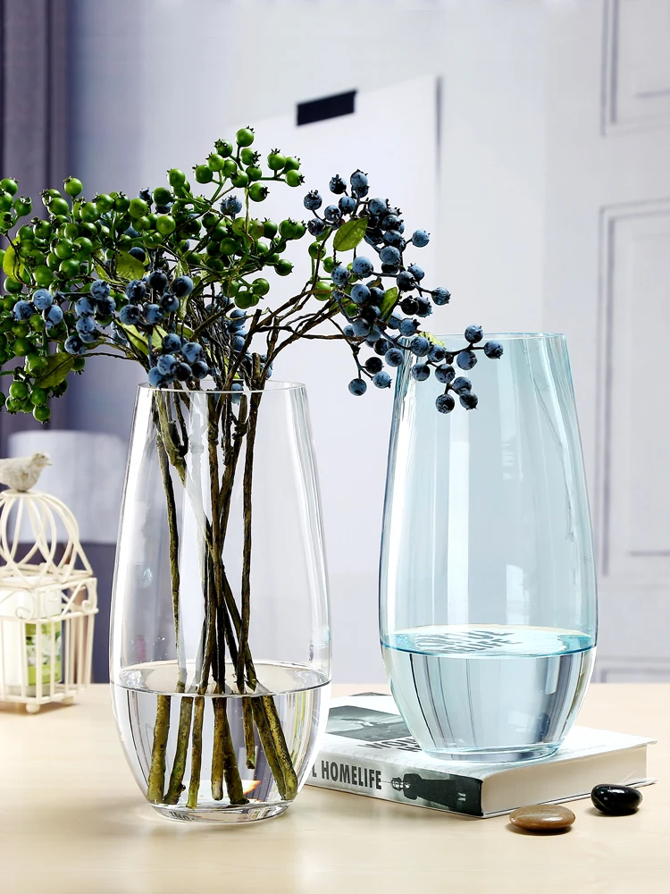 

Modern Glass Vase Flower Vase Home Decoration Living Room Decoration Glass Vases for Flower Arrangements Desk Decoration Gifts