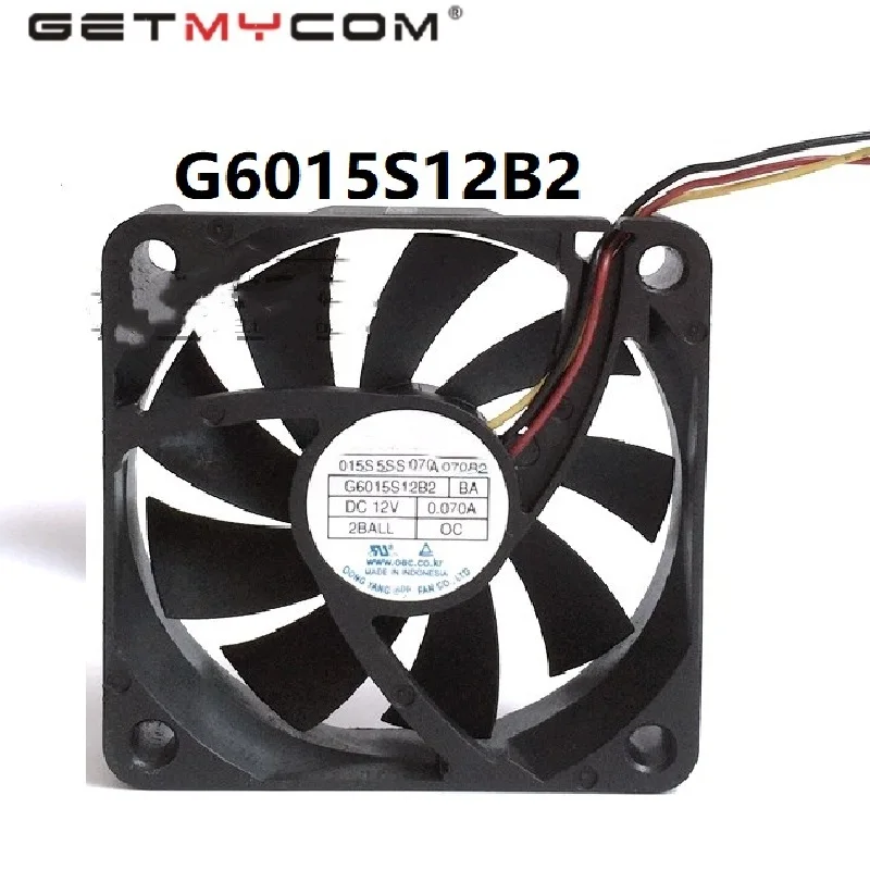 Getmycom Original G6015S12B2 mute fan Nonoise BA 60mm 6cm For Samsung TV HLT5687 HLT6187 HLT5087 HLT5687SAX/XAA HLT6187SX/XAA