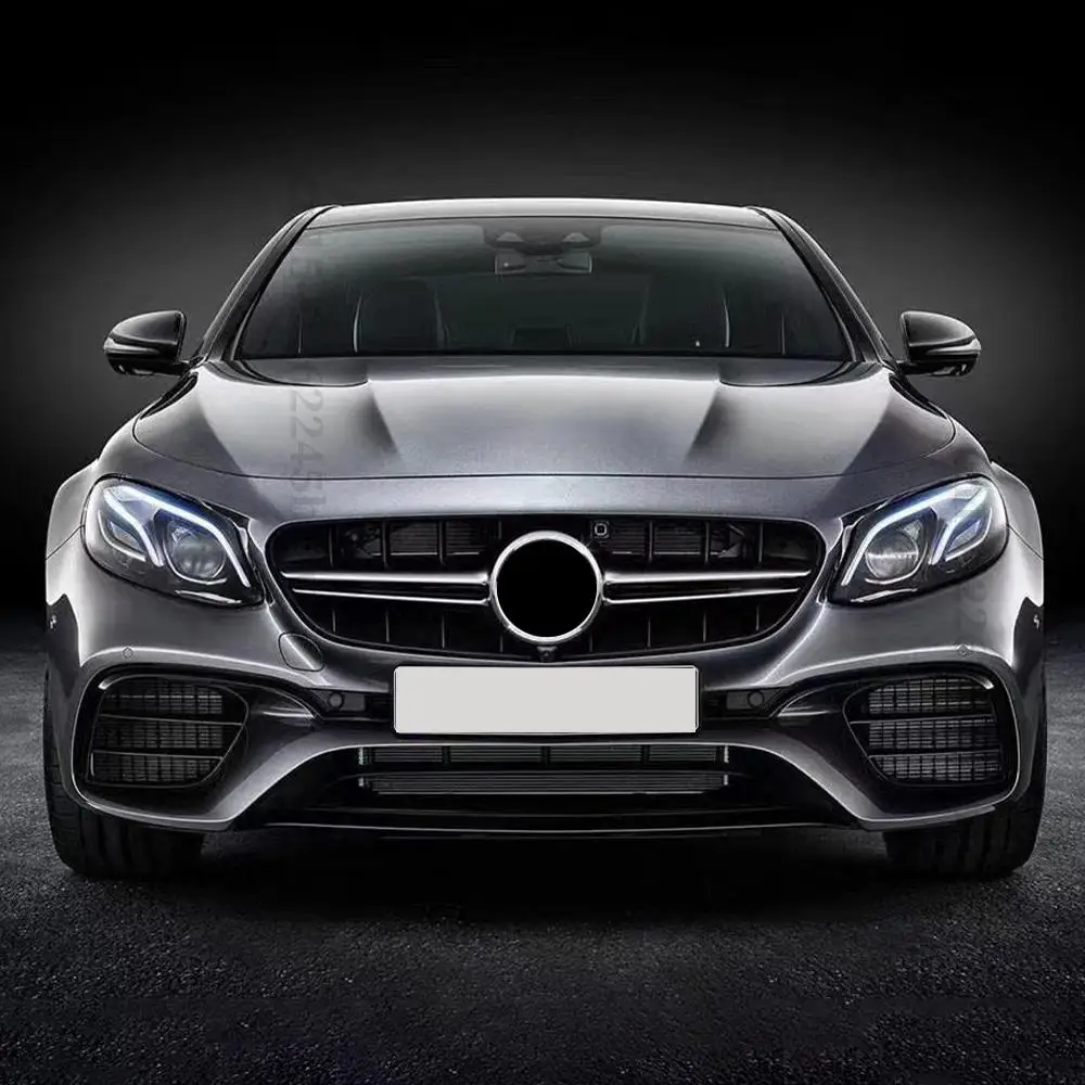 Upgrade Front Inlet Grille Racing Bumper Grill For Mercedes W213 Benz E class 2016 2017 2018 2019 2020 Modification Accessories