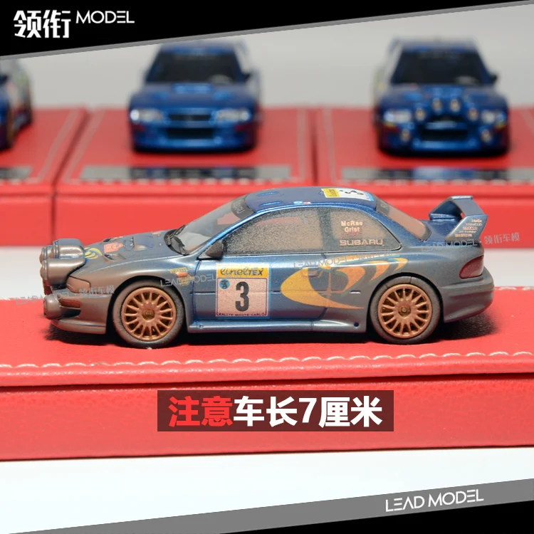 VIP 1/64  Impreza WRC S6 SRT #5 limited collection die cast resin car model ornaments