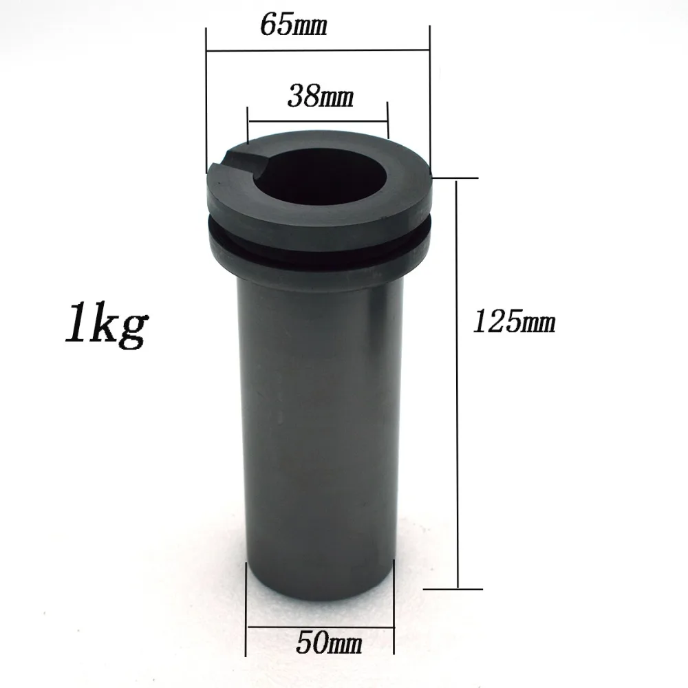 1PCS Graphite Pot 1kg Capacity Crucible for Gold Melting Furnace Accessories Jewelry Melting Crucibles