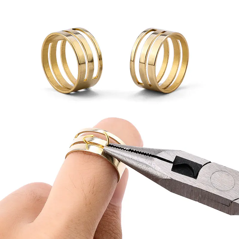 Jump Ring Opening Tools Stainless Steel Circle Split Opener Bending Ring Appliance for Jewelry Maker Craft Projects Supplies