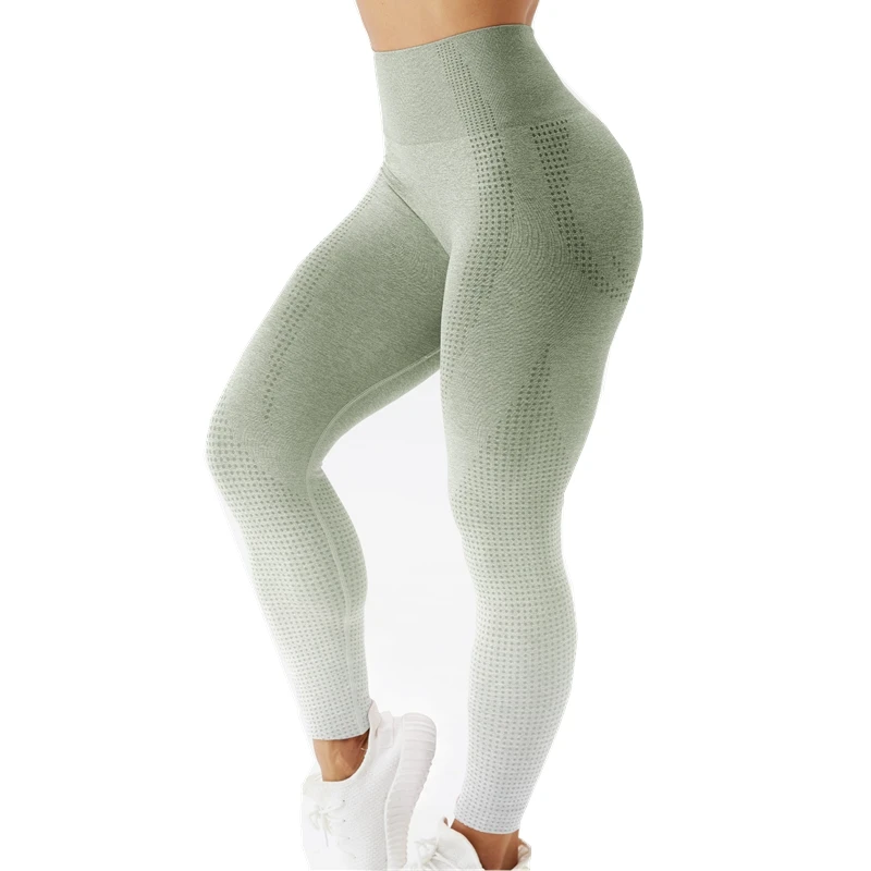 

4 colors Yoga Seamless Leggings High Waist Gym Energy Mix Colors Fitness Pants Girl/Female Sports Workout tights Pants For women