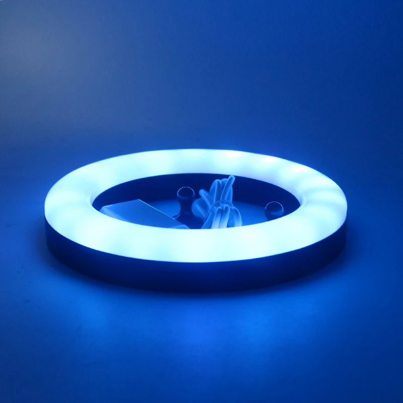 1PC Rechargeable LED Hookah Lights Show Shisha Ring Lamp Magnet Adsorption With Remote Control Cachimba Accessories