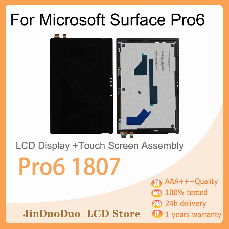 ORIGINEEL Voor Microsoft Surface Pro3 1631 Pro4 1724 Pro5 1796 Pro6 1807 Pro7 1866 Pro7 Plus 1960 Pro8 1983 ProX LCD Display Touch