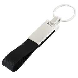 Fashion Anti-lost Car Keychain Leather Key Chain New Metal Auto Vehicle Keyring Holder Accessories Gift for Husband Keys