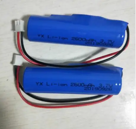 2ชิ้น/ล็อต3.7โวลต์2600มิลลิแอมป์18650ลิเธียมไอออนแบบชาร์จไฟได้แบตเตอรี่ลิเธียม