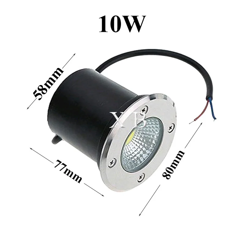 Waterdichte led licht tuin ondergrondse 3W 5W 10W 15W IP68 Outdoor Begraven Tuinpad Spot verzonken Ingegraven Verlichting 220V DC12V