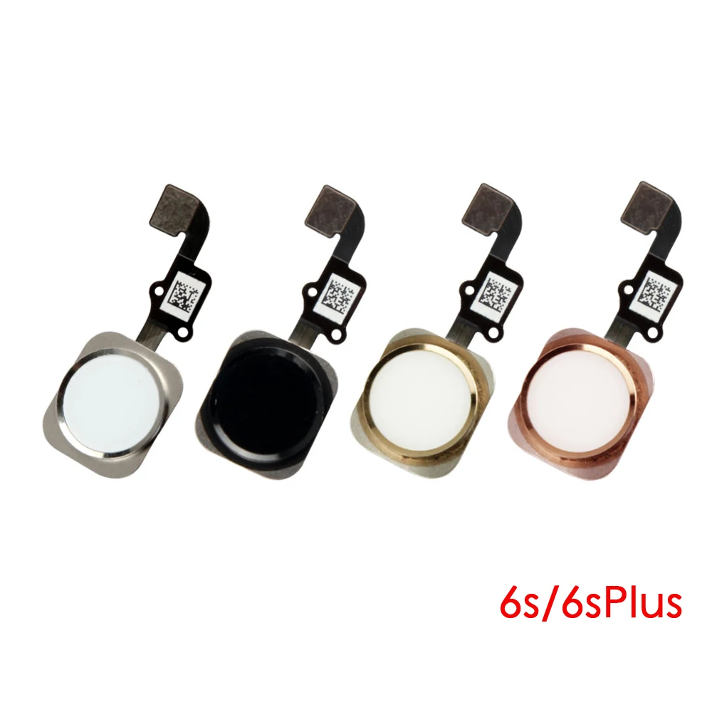 For iPhone 5s / SE 6 6 Plus 6s 6s Plus  Home Button Homebutton key with Rubber Ring Flex Cable